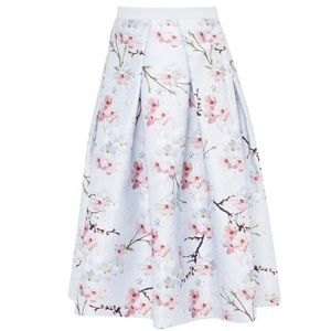 *sold* Ted Baker Cherry Blossoms Skirt